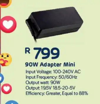 Computer Mania HuntKey - 90W Adapter Mini offer