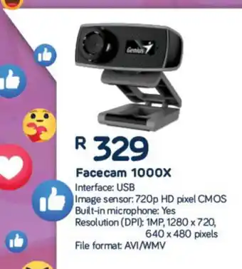Computer Mania Genius - Facecam 1000X offer