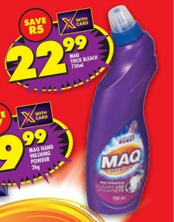 Shoprite Maq Thick Bleach 750ml offer
