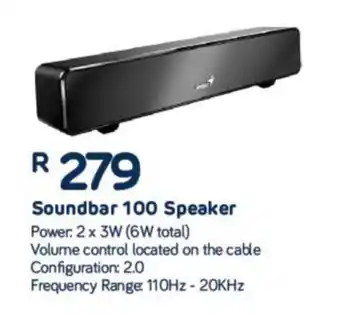 Computer Mania Genius - Soundbar 100 Speaker offer