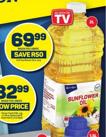 Pick n Pay PnP Sunflower Oil 2 Litre offer