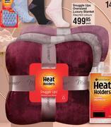 Dis-Chem Heat holders snuggle ups oversized luxury blanket assorted colours-each offer