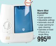 Vicks warm mist humidifier
