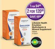 Lifestyle health emulsion multivitamin & mineral supplement-200ml
