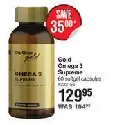 Dis-Chem Gold omega 3 supreme-60 softgel capsules offer
