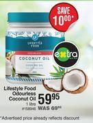 Dis-Chem Lifestyle food odourless coconut oil-1ltr offer