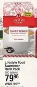 Dis-Chem Lifestyle food sweetener refill pack-500 tablets offer
