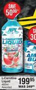 Dis-Chem Npl l-carnitine liquid assorted-480ml offer