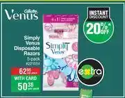 Dis-Chem Gillette venus simply venus disposable razors 5 pack-per pack offer