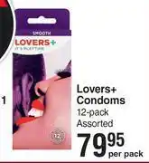 Dis-Chem Lover+ condoms 12 pack assorted-per pack offer