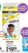 Dis-Chem Baby things nappies 100 pack sizes s-xl-per pack offer