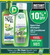 Nutrivital shampoo or conditioner assorted-300ml each