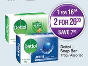 Dis-Chem Dettol soap bar assorted-for 1 x 175g offer