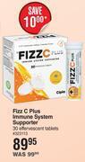 Dis-Chem Fizz c plus immune system supporter 30 effervescent tablets offer