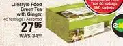 Dis-Chem Lifestyle food green tea with ginger assorted-40 teabags offer