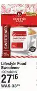 Dis-Chem Lifestyle food sweetener-100 tablets offer