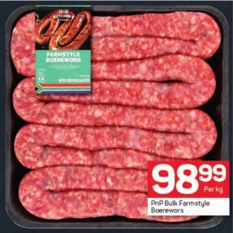 Pick n Pay PnP Bulk Farmstyle Boerewors offer
