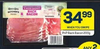 Pick n Pay PnP Back Bacon 200g offer
