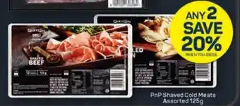 Pick n Pay PnP Shaved Cold Mears Assorted 125g offer