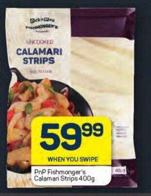Pick n Pay PnP Fishmonger's Calamari Strips 400g offer