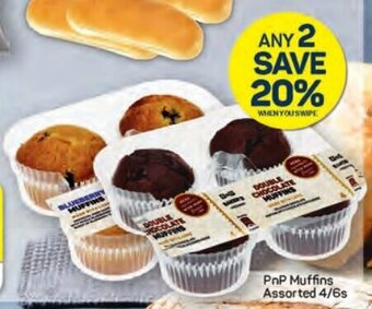Pick n Pay PnP Muffins Assorted 4/6s offer
