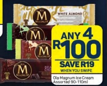 Ola Magnum Ice Cream Assorted 90-110ml