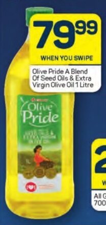 Pick n Pay Olive Pride A Blend Of Seed Oils & Extra Virgin Olive Oil 1 Litre offer