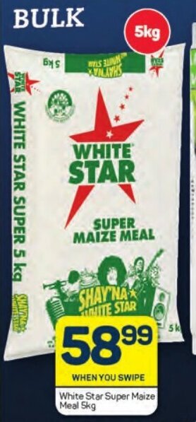 Pick n Pay White Star Super Maize Meal 5kg offer