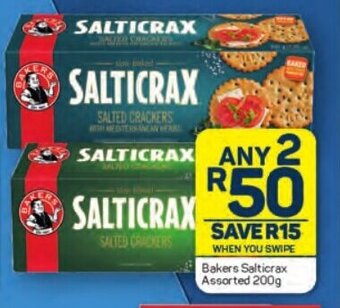 Pick n Pay Bakers Salticrax Assorted 200g offer
