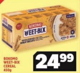 Usave Bokomo Weet-Bix Cereal 450g offer