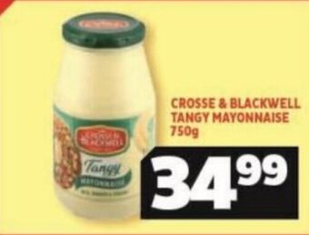 Usave Crosse & Blackwell Tangy Mayonnaise 750g offer