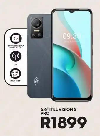Ackermans 6.6 itel vision 5 pro offer
