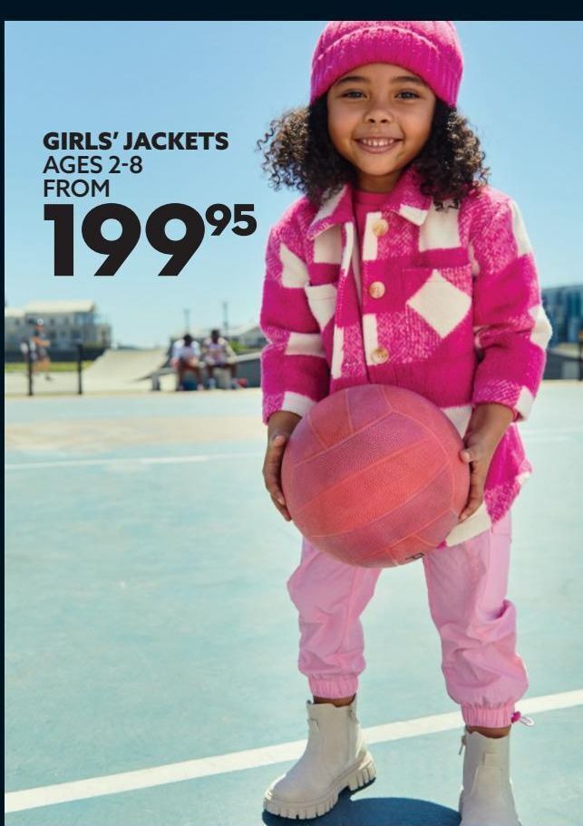 Girls`jacket offer at Ackermans