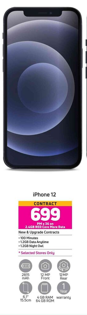 iPhone 12 offer at Game