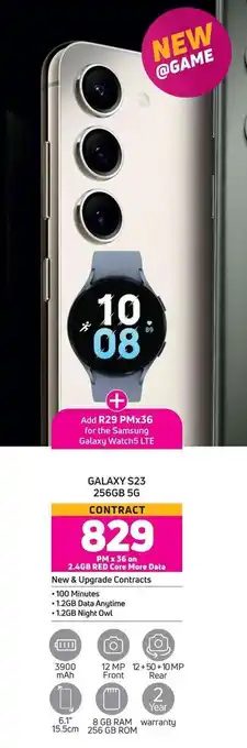 Game Galaxy S23 256GB 5G offer