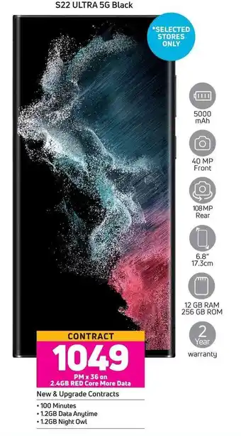 Game S22 Ultra 5G Black offer