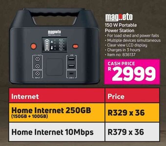 Game Magneto 150 W Portable Power Station offer