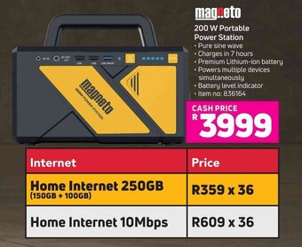 Game Magneto 200 W Portable Power Station offer