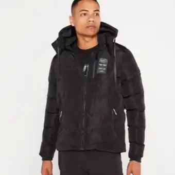 Zando Soviet m augustine mens fashion padded jacket black offer