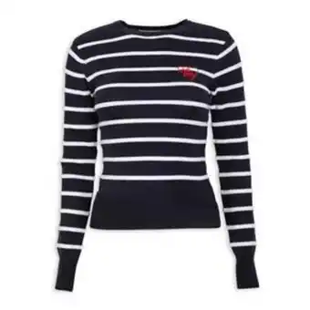 Navy stripe sweater