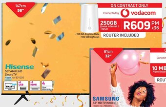 Game Hisense 58" A6H UHD Smart TV offer