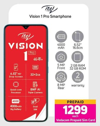 itel Vision 1 Pro Smartphone