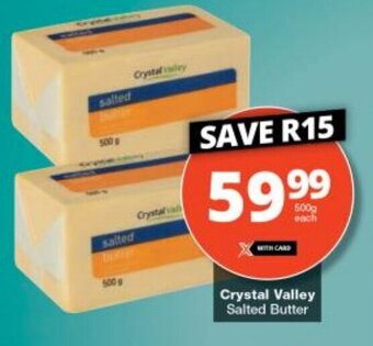 Checkers Crystal Valley Salted Butter offer