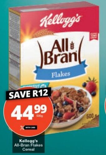 Checkers Kellogg's All-Bran Flakes Cereal offer