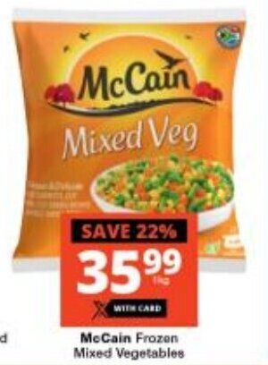 Checkers McCain Frozen Mixed Vegetables offer
