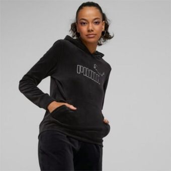Essentials+ velour hoodie women