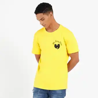 Sportscene Redbat men's yellow wu-tang t-shirt offer