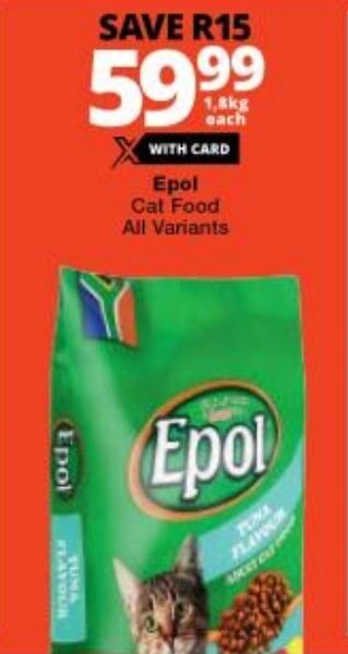 Checkers Epol Cat Food All Variants offer