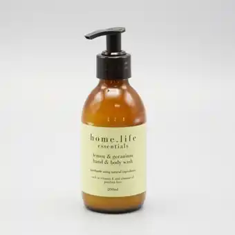 Whitehouse Home.life essentials lemon & geranium hand & body wash offer