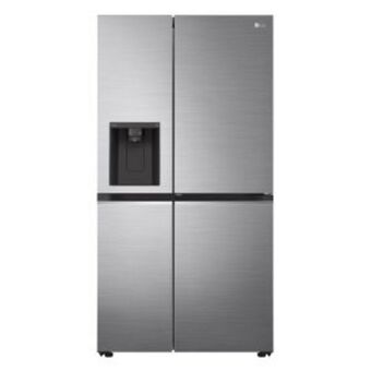 Hirsch's Lg 611lt platinum silver door in door side by side refrigerator - gc-j257slss offer